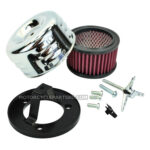 TC Bros Louvered Air Cleaner Kit For Bendix Zenith / Keihin Butterfly Carb